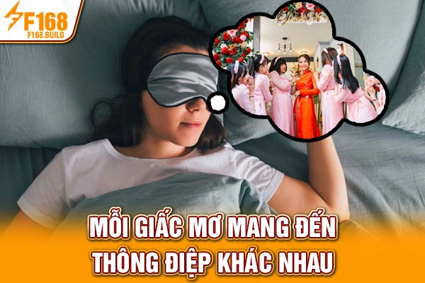 Mỗi giấc mơ mang đến thông điệp khác nhau Mỗi giấc mơ mang đến thông điệp khác nhau